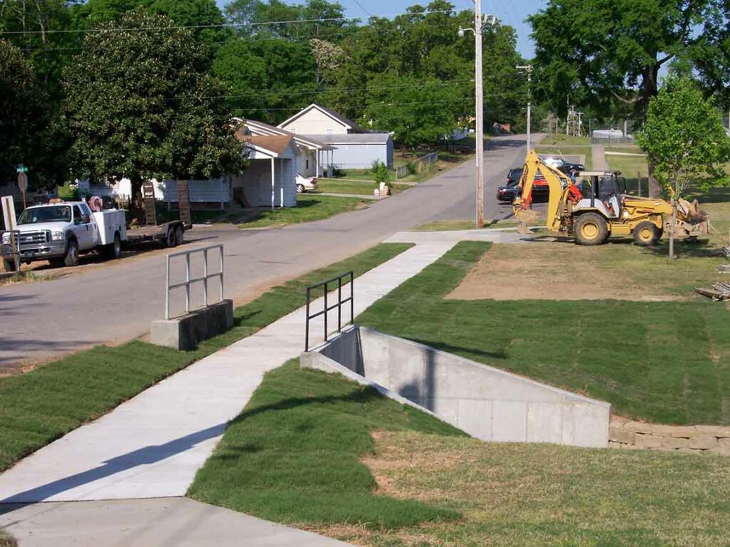 Picture of a sidewalk