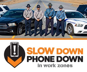 Slow Down Phone Down logo