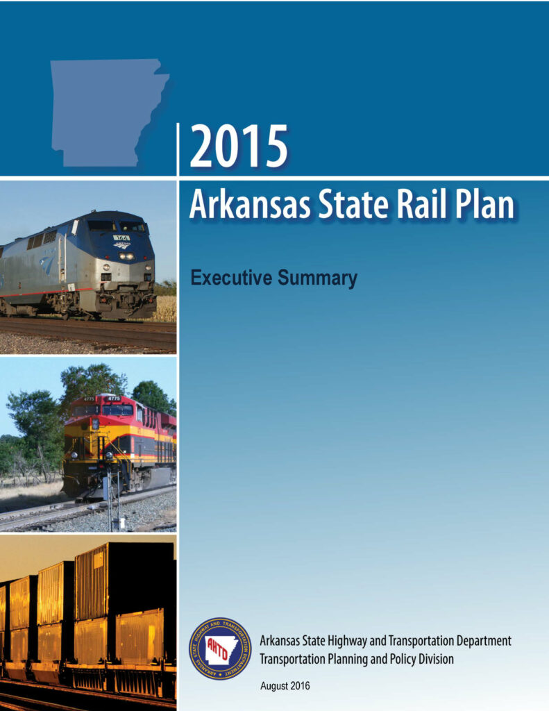 Cover photo of Arkansas State Rail Plan